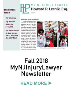 2018 Personal Injury Attorney Newsletter