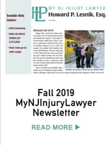 Fall 2019 Personal Injury Attorney Newsletter