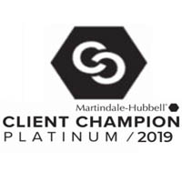 Martindale Client Champion Platinum Award