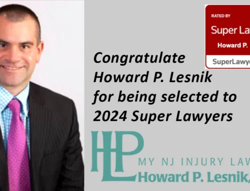 Howard P. Lesnik Named 2024 New Jersey Personal Injury Super Lawyer®